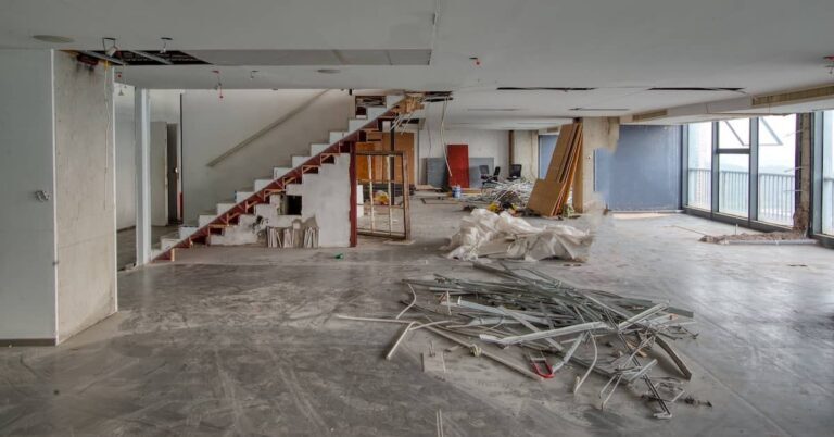 Commercial building restoration and reconstruction project