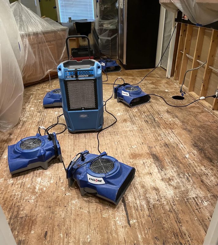 Drying equipment deployed in Bountiful